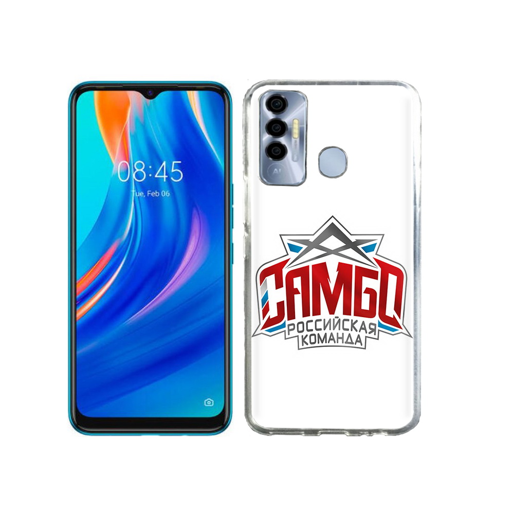 

Чехол MyPads Tocco для Tecno Spark 7P Самбо, Прозрачный, Tocco