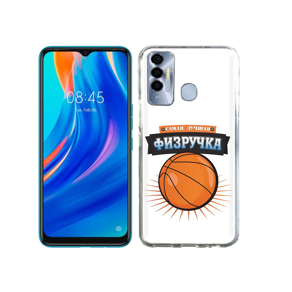 

Чехол MyPads Tocco для Tecno Spark 7P Самая лучшая физручка, Прозрачный, Tocco