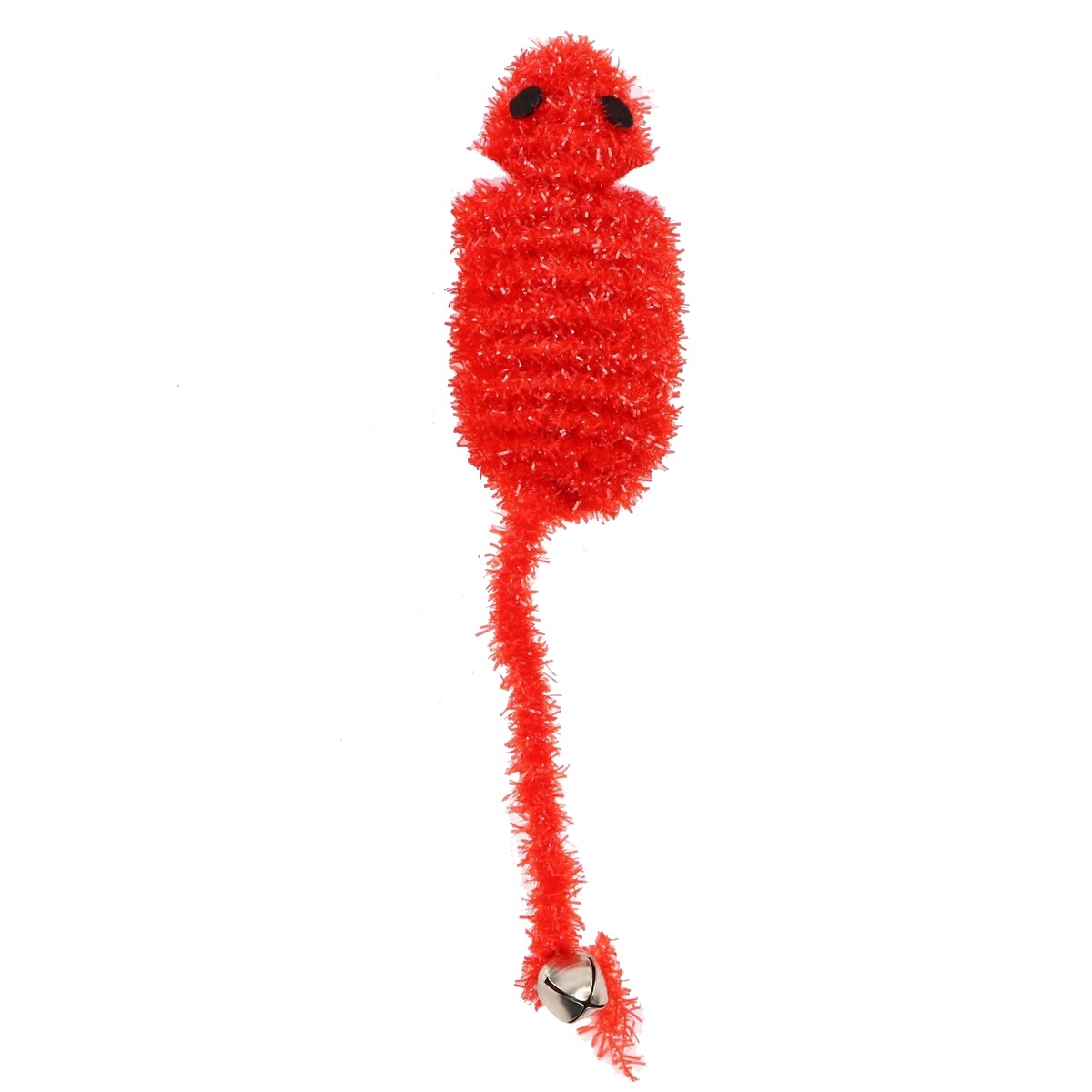 Игрушка Пижон Мышь-погремушка 7 см, красная