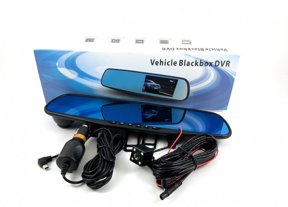 

Автомобильный видеорегистратор-зеркало Vehicle Blackbox DVR