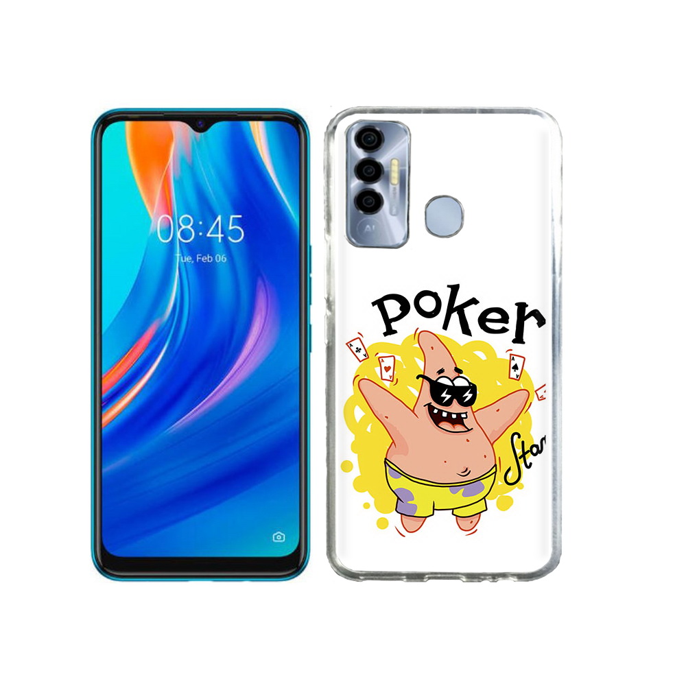 

Чехол MyPads Tocco для Tecno Spark 7P Патрик, Прозрачный, Tocco