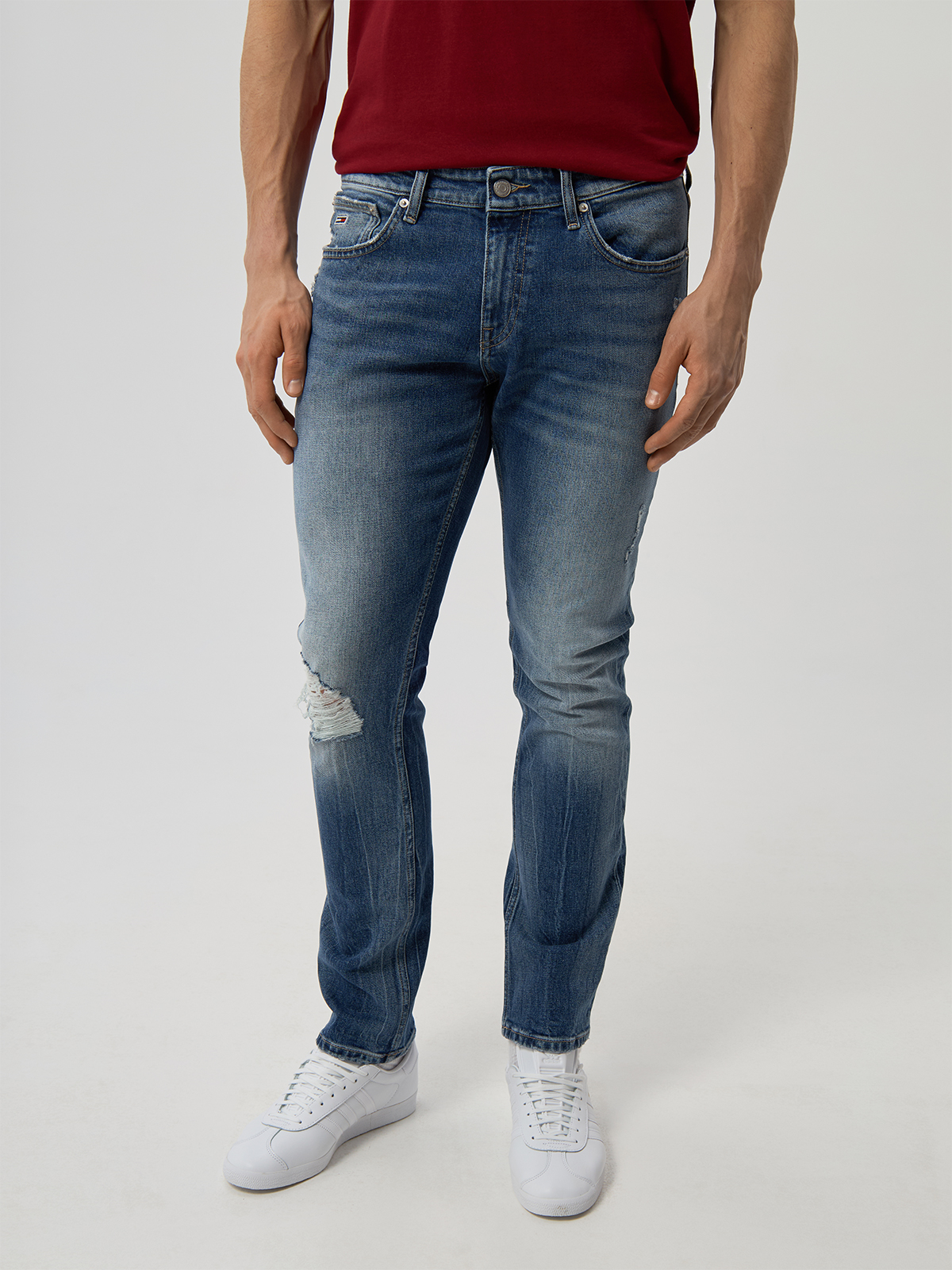 

Джинсы мужские Tommy Hilfiger DM0DM18155 голубые 32/34, Голубой, DM0DM18155