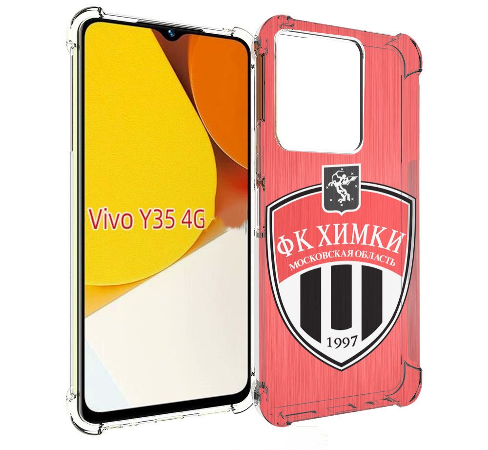 

Чехол MyPads фк химки московская обл для Vivo Y35 4G 2022 / Vivo Y22, Прозрачный, Tocco