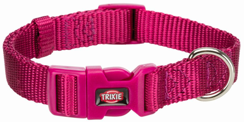 Ошейник для собак повседневный TRIXIE, обхват шеи 15-25 см, нейлон, розовый