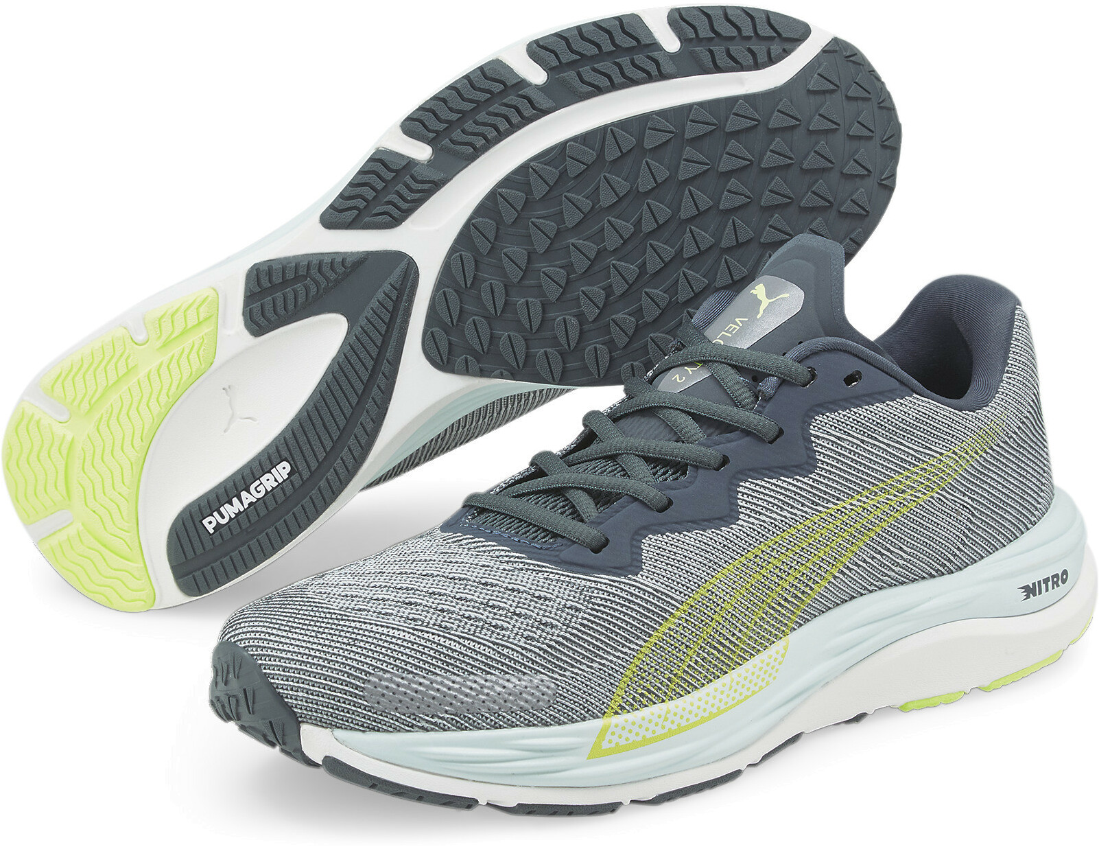 фото Кроссовки мужские puma velocity nitro 2 серые 12 uk