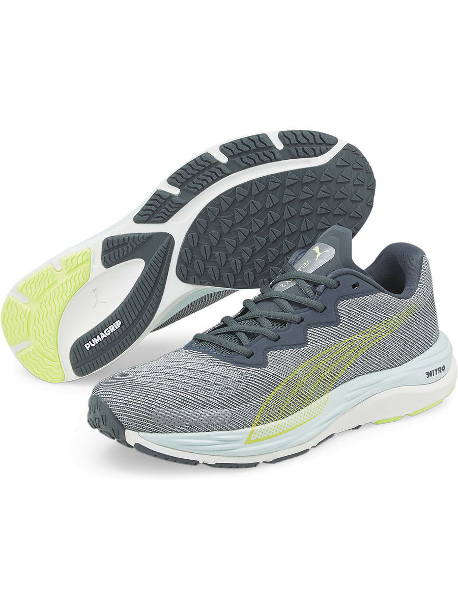 фото Кроссовки мужские puma velocity nitro 2 серые 10 uk