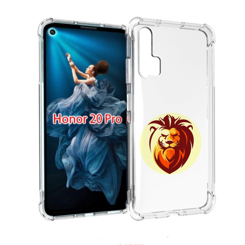

Чехол бампер MyPads Картинка-Лев для Honor 20 Pro противоударный, Прозрачный, Tocco