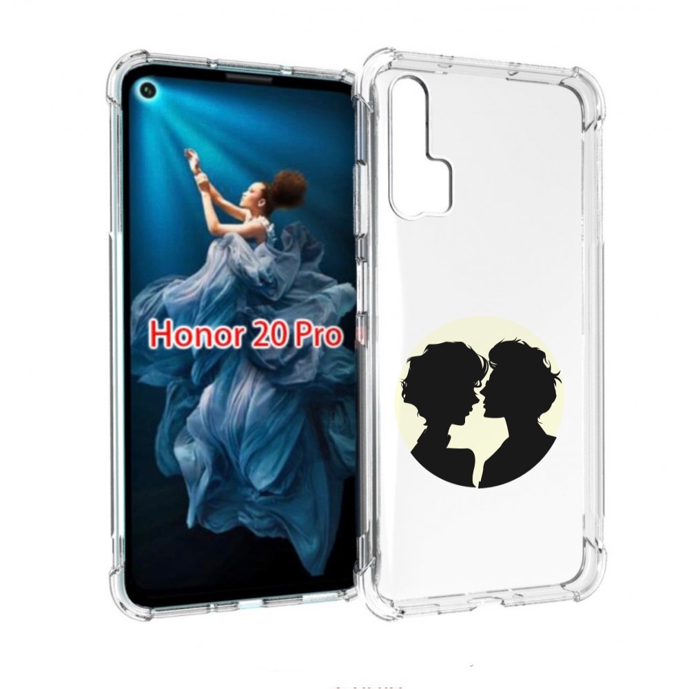 

Чехол бампер MyPads Картина для Honor 20 Pro противоударный, Прозрачный, Tocco