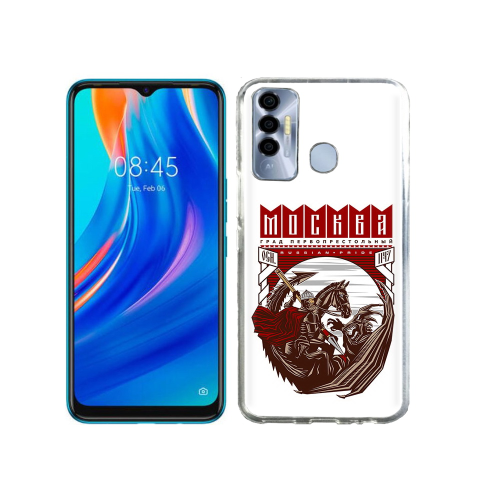 

Чехол MyPads Tocco для Tecno Spark 7P Москва Россия, Прозрачный, Tocco