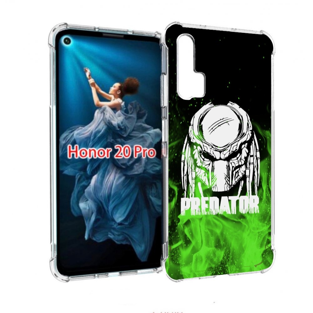 

Чехол бампер MyPads Знак-хищника для Honor 20 Pro противоударный, Прозрачный, Tocco