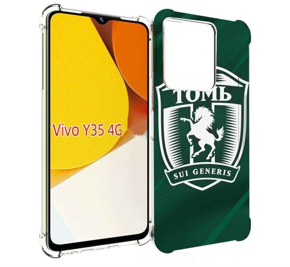 

Чехол MyPads фк томь томск для Vivo Y35 4G 2022 / Vivo Y22, Прозрачный, Tocco
