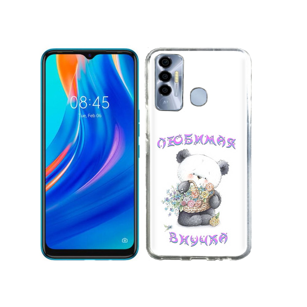 

Чехол MyPads Tocco для Tecno Spark 7P Любимая внучка, Прозрачный, Tocco