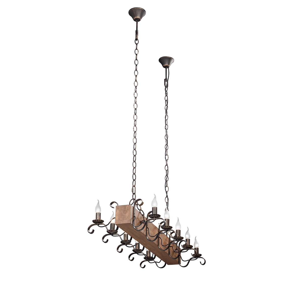 

Люстра Vitaluce V4593-7/10, 10хЕ14 макс. 40Вт