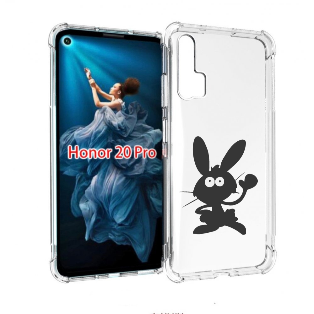 

Чехол бампер MyPads Заяц для Honor 20 Pro противоударный, Прозрачный, Tocco