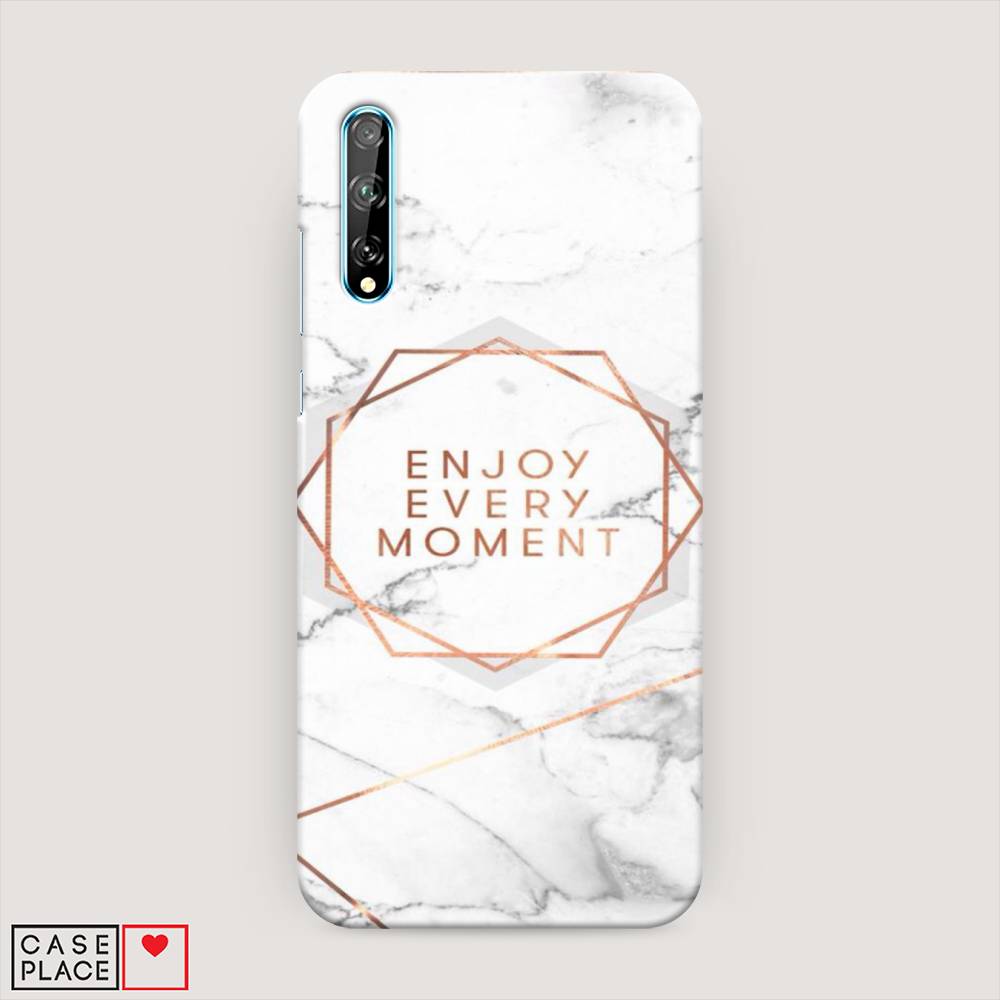 

Чехол Awog "Enjoy every moment мрамор" для Huawei P Smart S