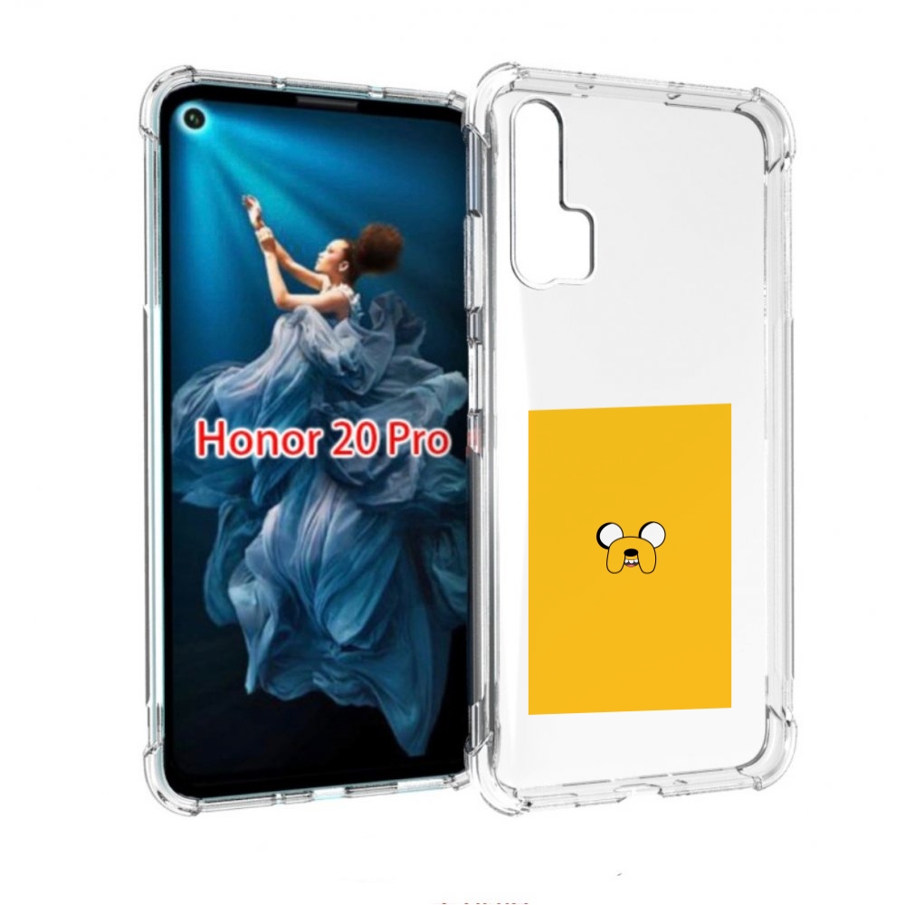 

Чехол бампер MyPads Джейк-время-приключений для Honor 20 Pro про, Прозрачный, Tocco