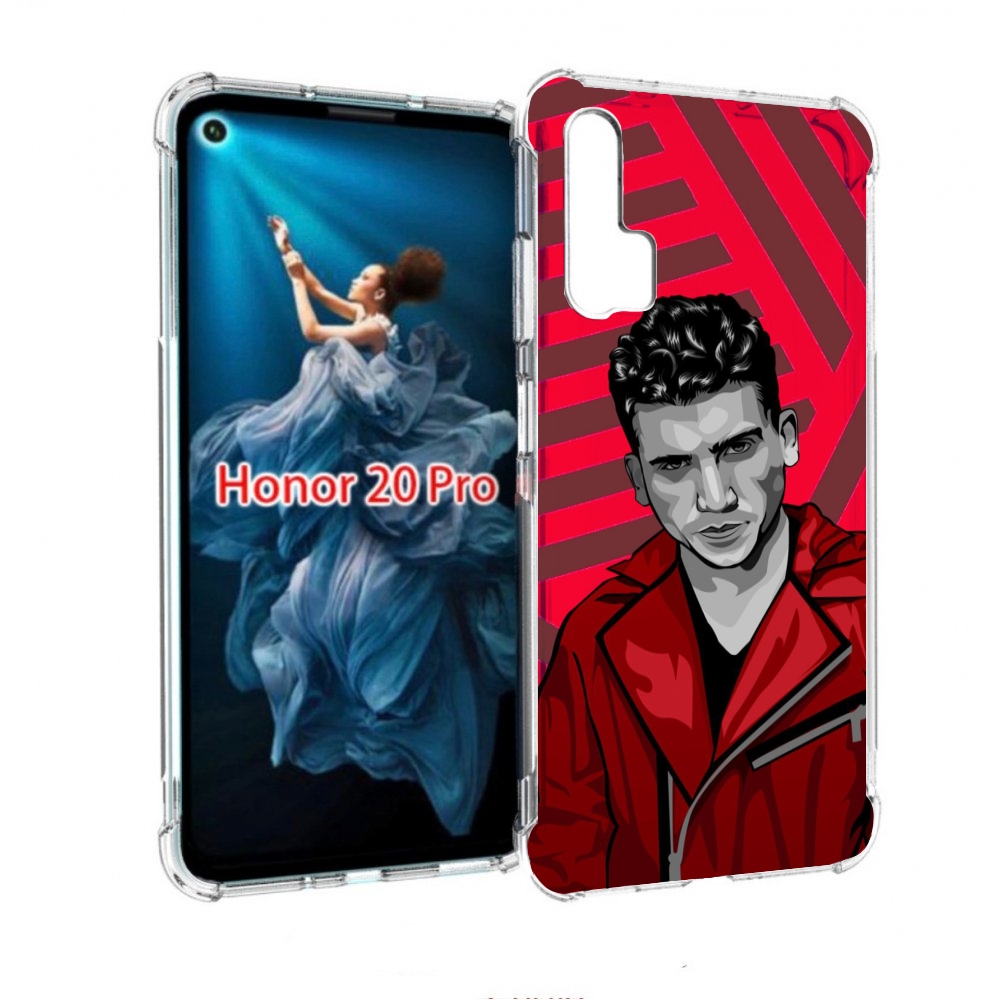 

Чехол бампер MyPads Денвер-бумажный-дом для Honor 20 Pro противо, Прозрачный, Tocco