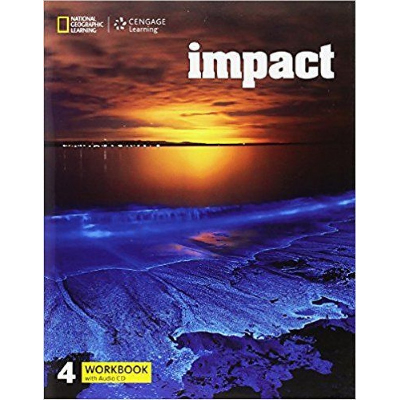 фото Книга impact 4. workbook + cd national geographic