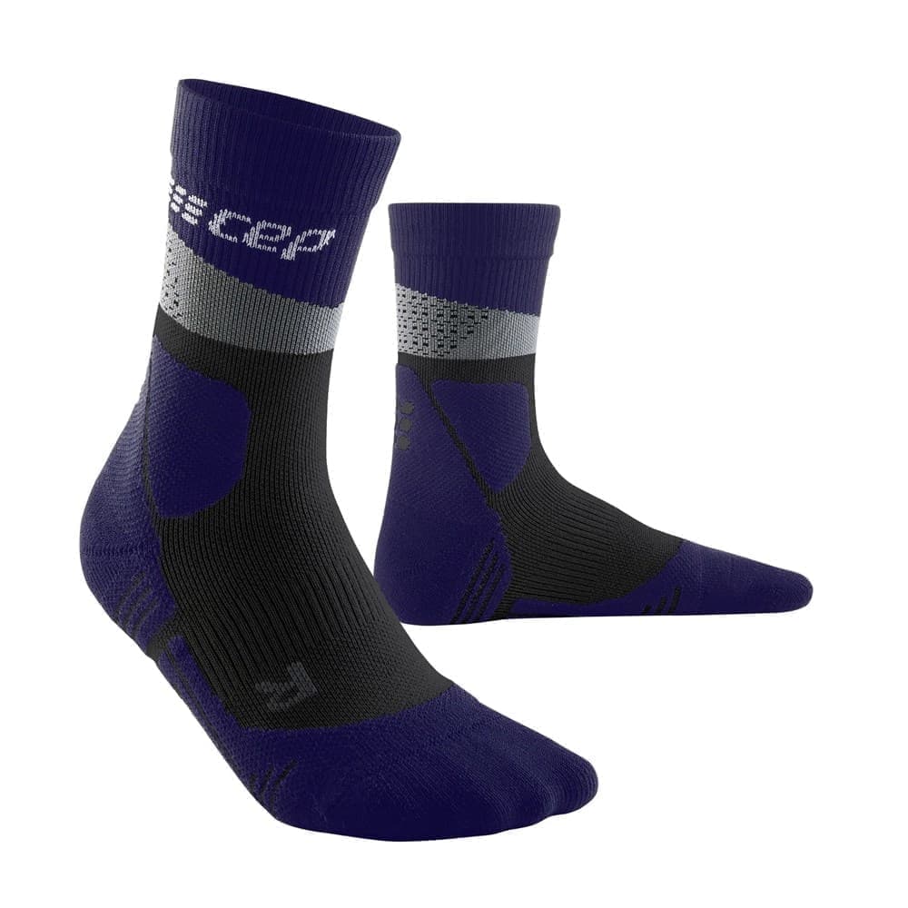 

CEP HIKING MAX MID CUT COMPRESSION SOCKS (W) Компрессионные носки женские Серый/Синий 4, C073W-2P-2
