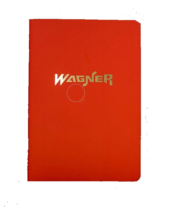 

Блокнот Wagner софт-тач на скрепке А5 48 листов .