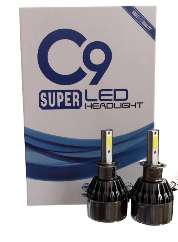 

Светодиодные лампы Led HEADLIGHT C9 H3, комплект 2 шт.