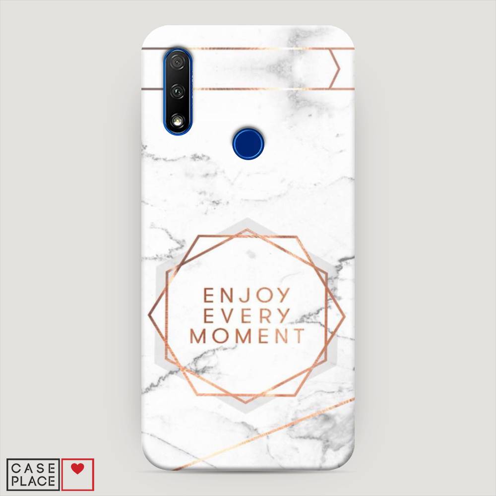 

Чехол Awog "Enjoy every moment мрамор" для Honor 9X, 69920-5