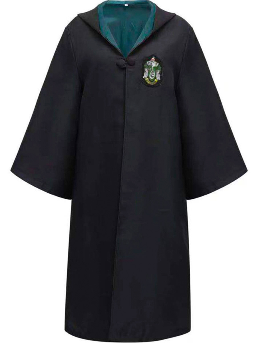 Мантия с капюшоном StarFriend Гарри Поттер Слизерин Harry Potter Slytherin 145 см красная мантия