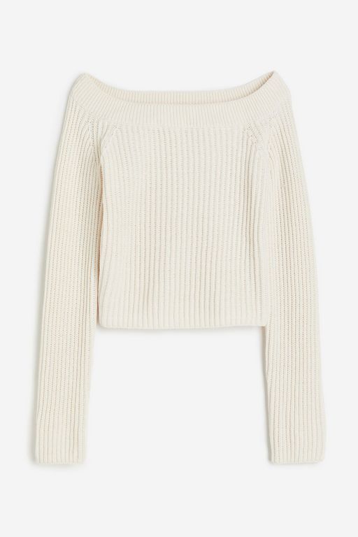 

Джемпер женский H&M 1215705 бежевый S, 1215705