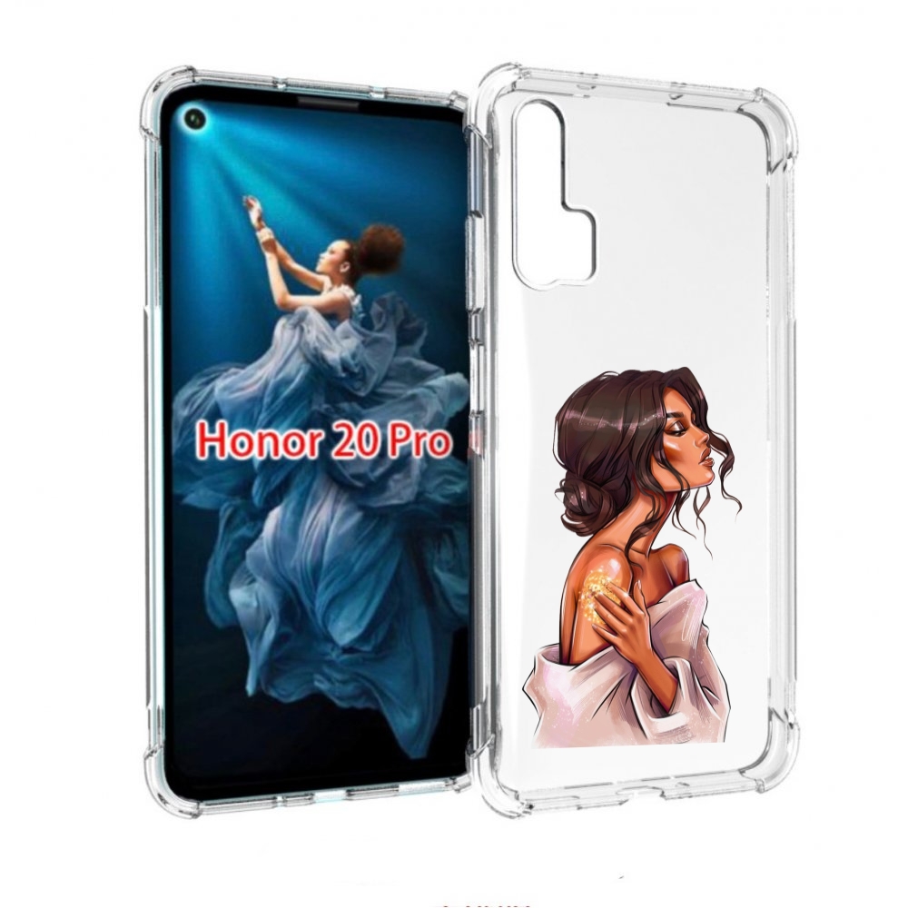 

Чехол бампер MyPads Девушка-нежная женский для Honor 20 Pro прот, Прозрачный, Tocco