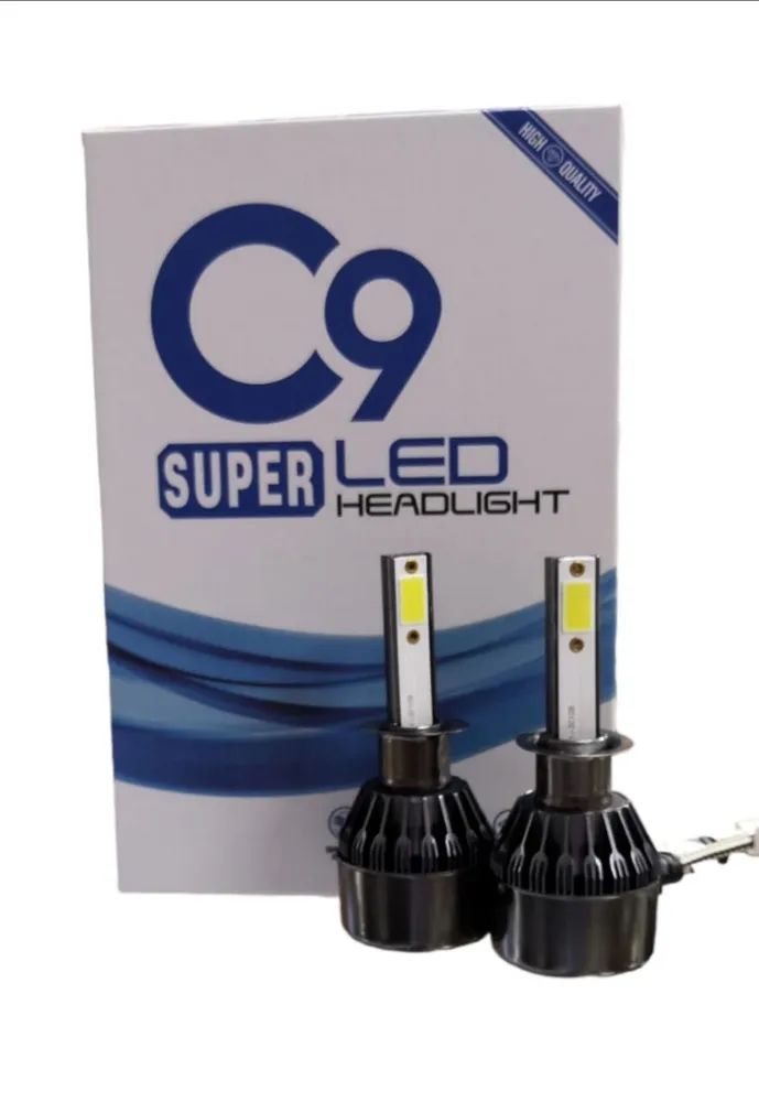 

Светодиодные лампы Led HEADLIGHT C9 H1, комплект 2 шт.