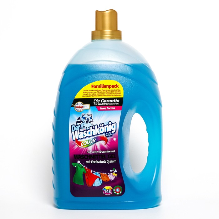 

Гель для стирки цветного белья, Der Washkonig C.G. Color 4,3 л