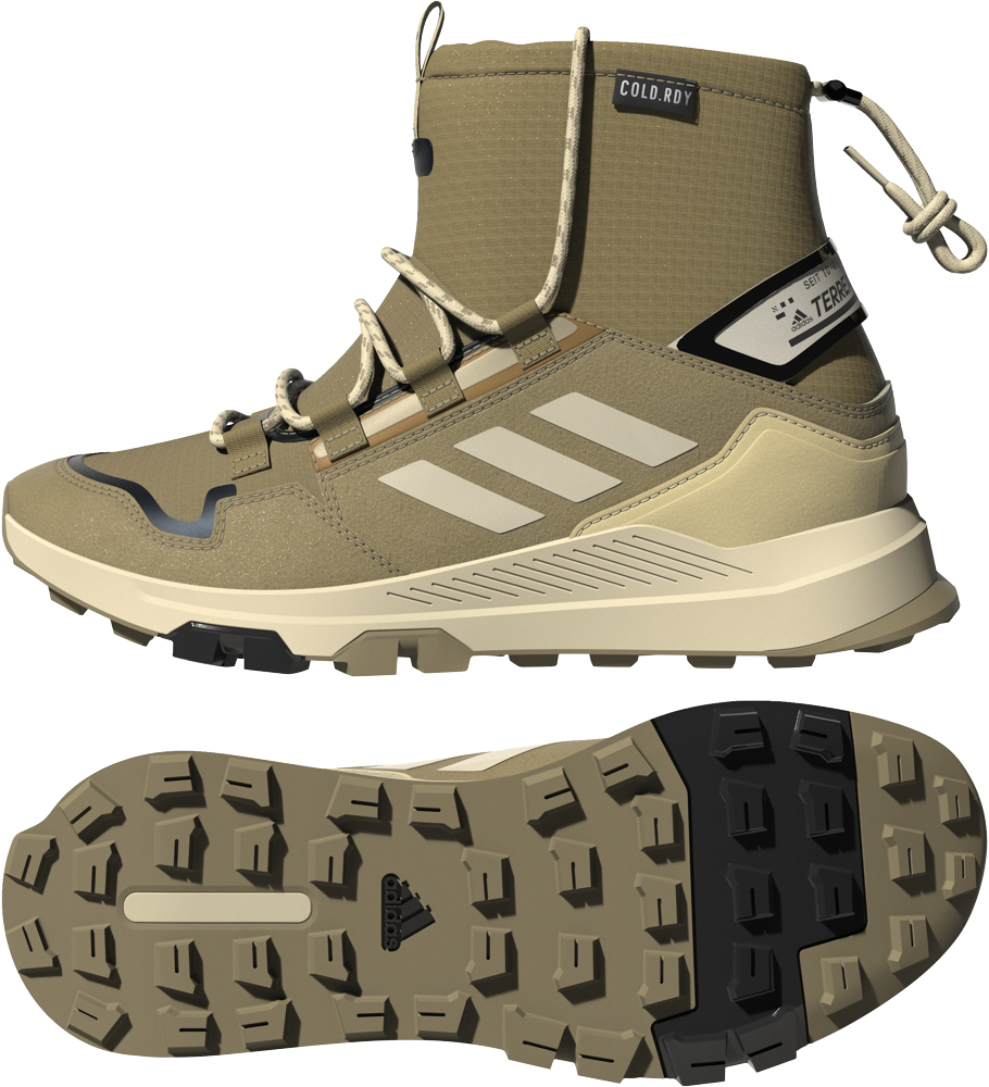 фото Ботинки женские adidas terrex hikster mid cold.rdy w бежевые 4 uk