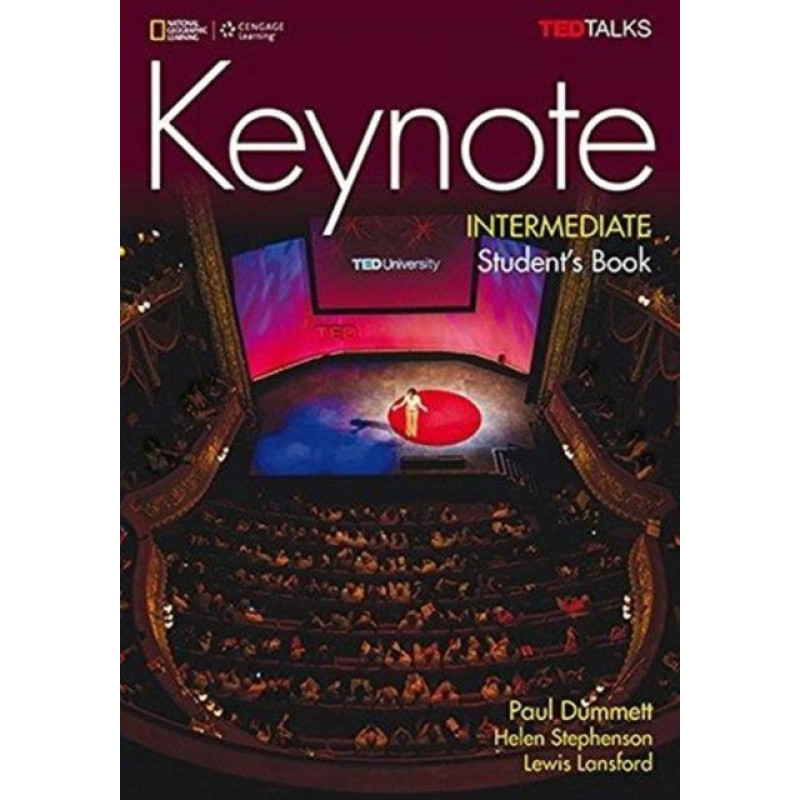 фото Книга keynote intermediate. students book + dvd-rom + online workbook code national geographic