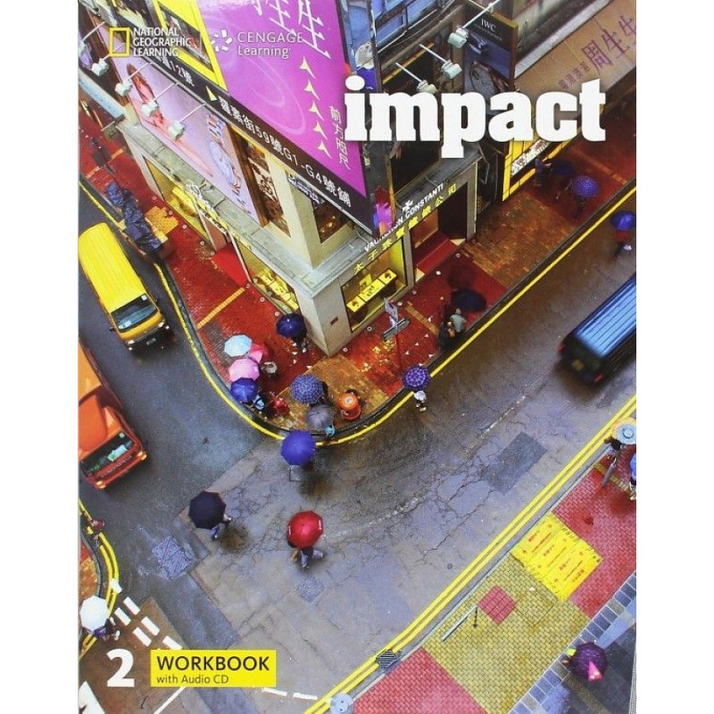 фото Книга impact 2. workbook + cd national geographic