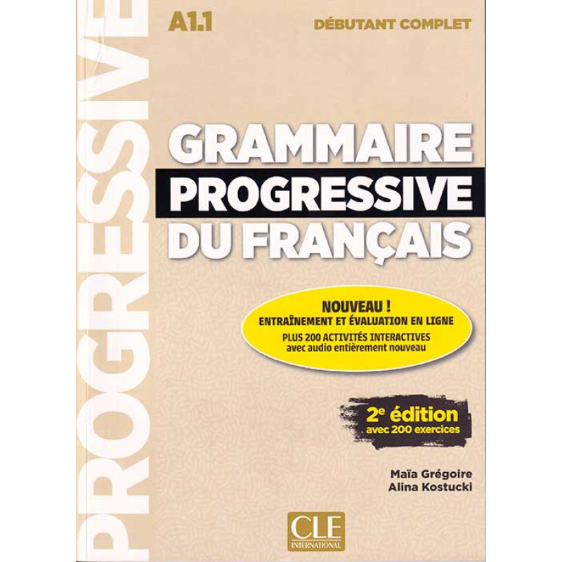 фото Книга grammaire progressive du franais 2me dition dbutant complet a1.1 livre + cd + app... cle international