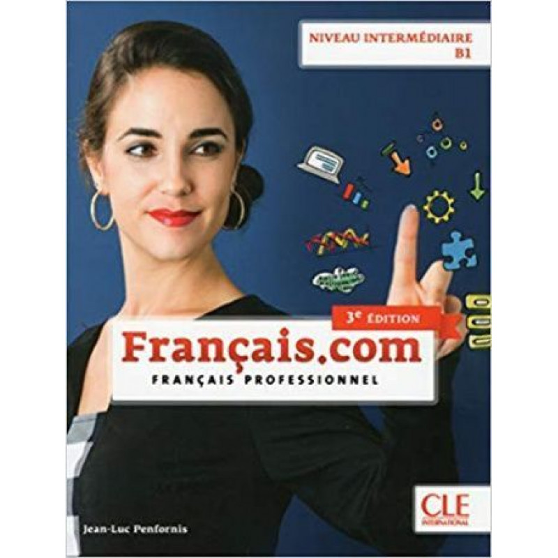 фото Книга francais.com intermediaire livre + dvd - rom (3 edition) cle international