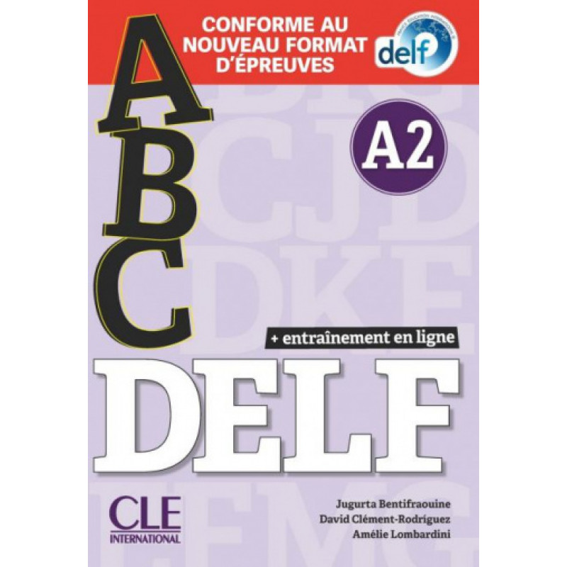 фото Книга abc delf. niveau a2. entrainement en ligne. livret + cd + livre + web nouveau delf cle international