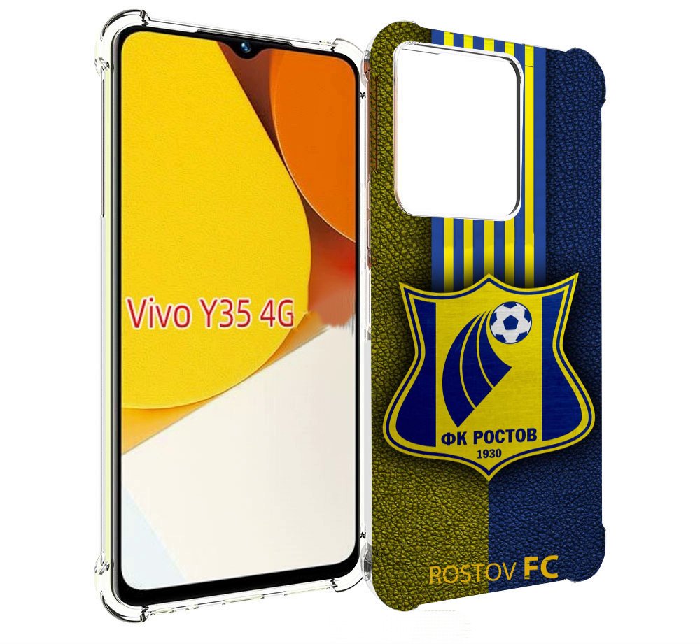 

Чехол MyPads фк ростов мужской для Vivo Y35 4G 2022 / Vivo Y22, Прозрачный, Tocco