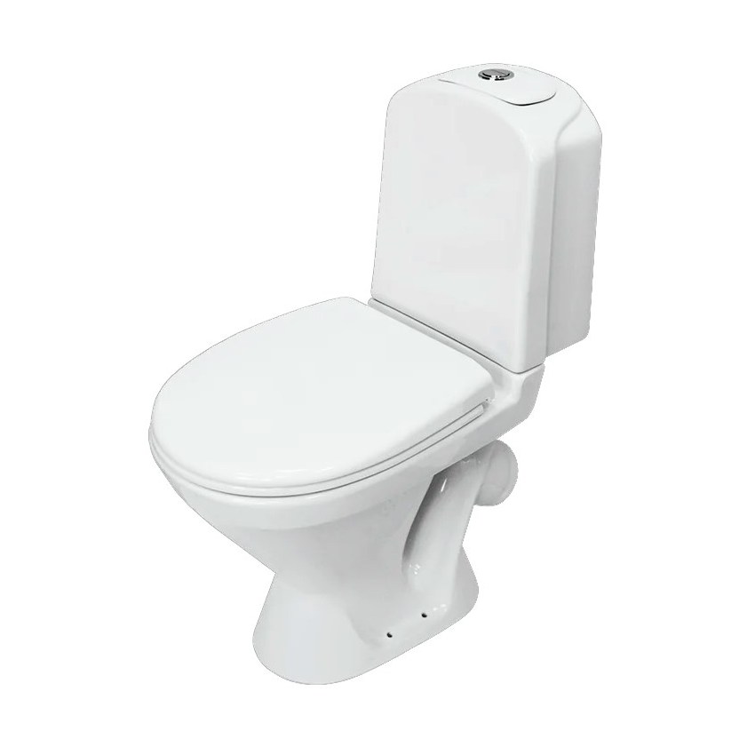 Унитаз напольный SANITA LUXE Classic DM с сиденьем микр-т бел.WC.CC/Classic/2-DM/WHT.G/S1