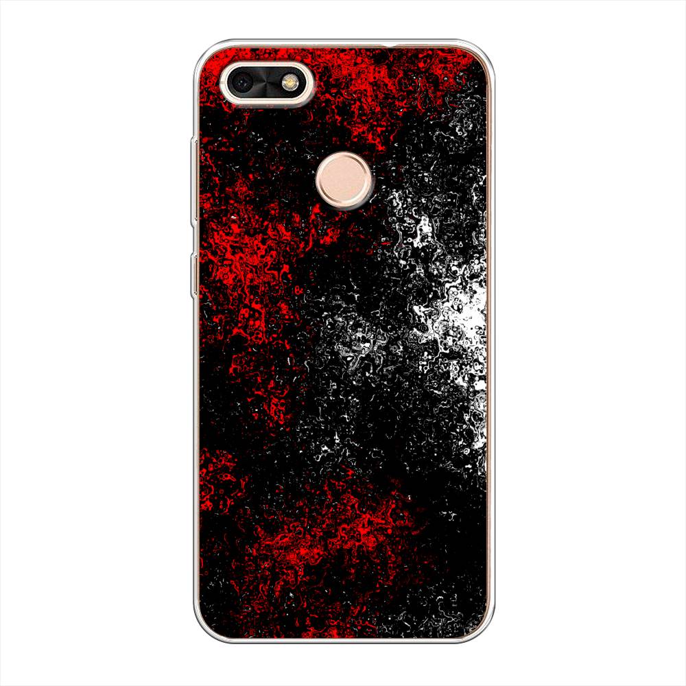 

Чехол на Huawei Nova Lite (2017) "Монотипия", Красный;черный;белый, 64750-3