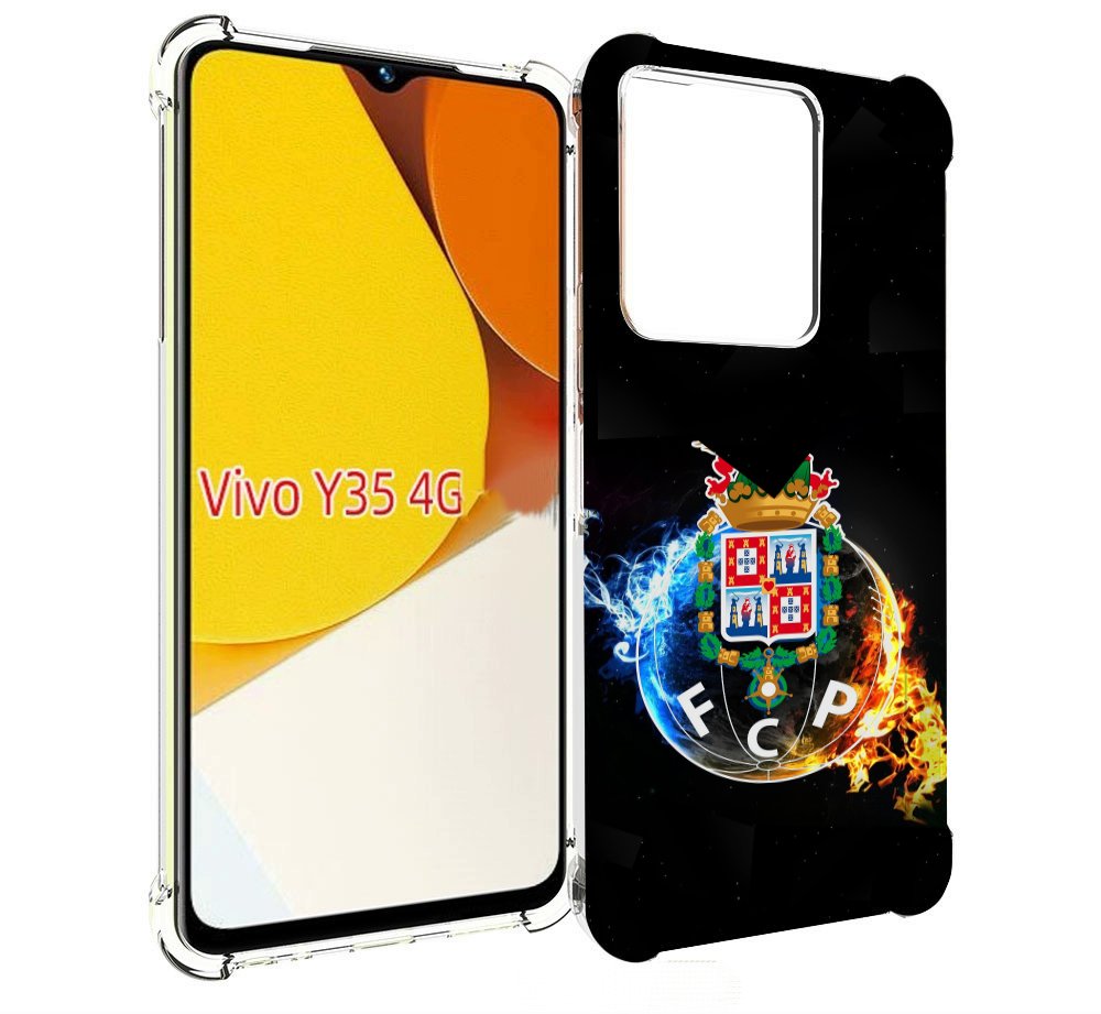

Чехол MyPads фк порту для Vivo Y35 4G 2022 / Vivo Y22, Прозрачный, Tocco
