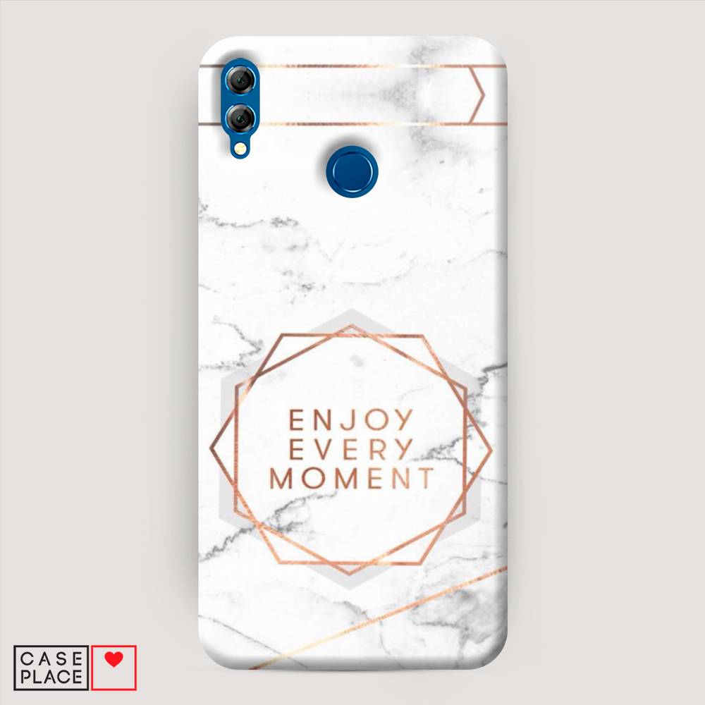 

Чехол Awog "Enjoy every moment мрамор" для Honor 8X, 66720-5