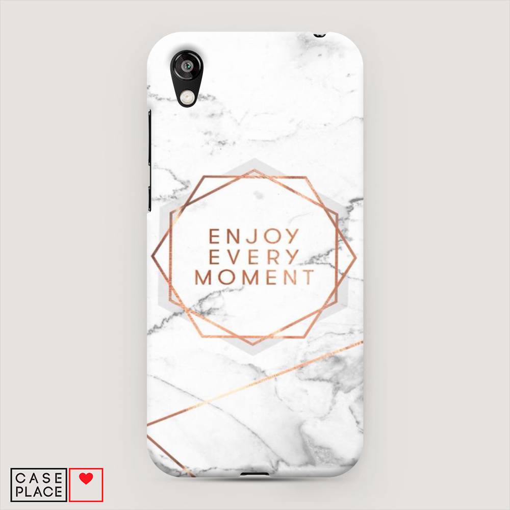 

Чехол Awog "Enjoy every moment мрамор" для Honor 8S, 69120-5