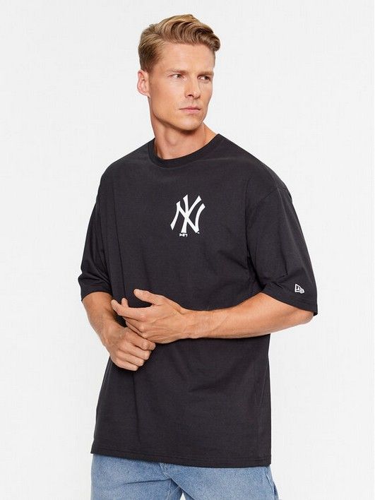 Футболка мужская NEW ERA MLB Essentials Lc Neyyan 60416723 черная XXL