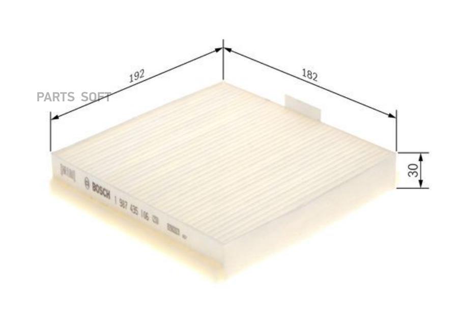 Bosch 1 987 435 106 Фильтр Салона M5106