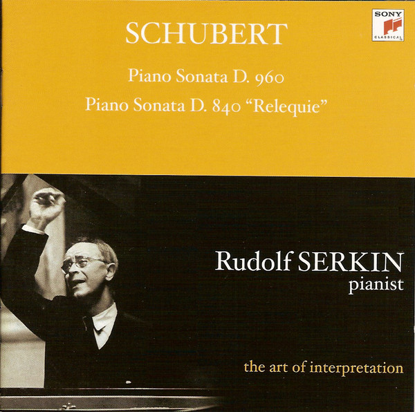 

F. Schubert: Schubert: Piano Sonatas D960 & D840 (1 CD)