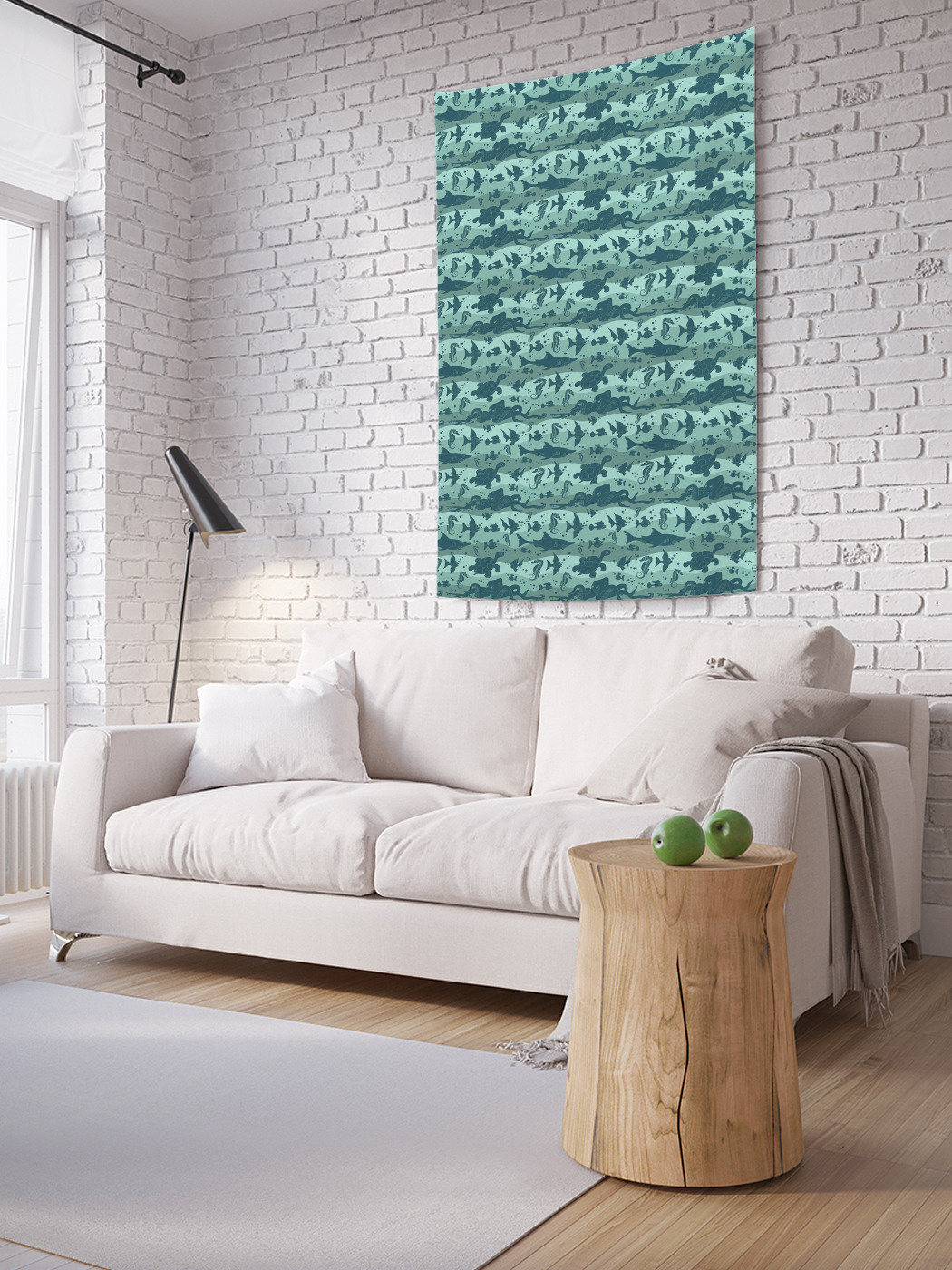 

Вертикальное фотопанно на стену JoyArty Жители океана 150x200 см, Жители океана