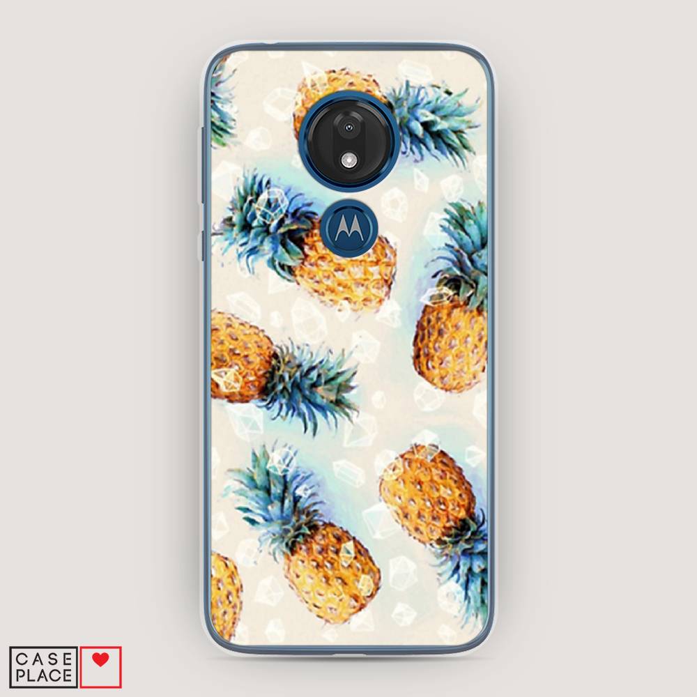 

Чехол Awog на Motorola Moto G7 / Моторола Мото G7 "Ананасы", Разноцветный, 241150-3