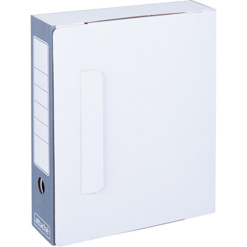 

Короб архивный Attache 252x80x326мм, 75мм, до 700л., гофрокартон серый, 5шт., 10 уп.
