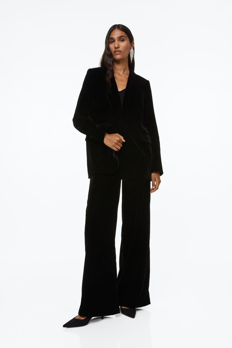 

Брюки женские H&M 1128054001 черные 32 (доставка из-за рубежа), 1128054001